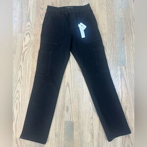 Sanctuary Women's Black Straight Leg Cargo Pants